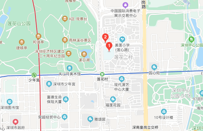 深圳自考【莲花中学北校区】考点路线|地址|公交(图1)