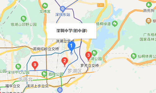 深圳自考【深圳中学初中部】考点路线|地址|公交(图1)