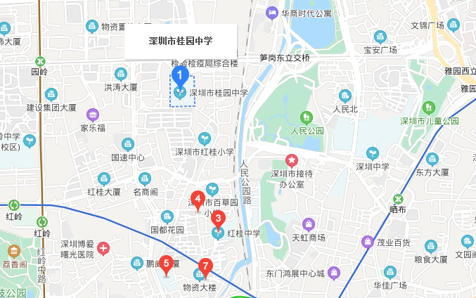 深圳自考【桂园中学】考点路线|地址|公交(图1)