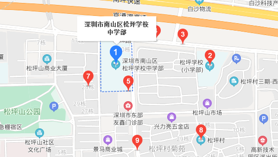 深圳自考【松坪学校中学部】考点路线|地址|公交(图1)